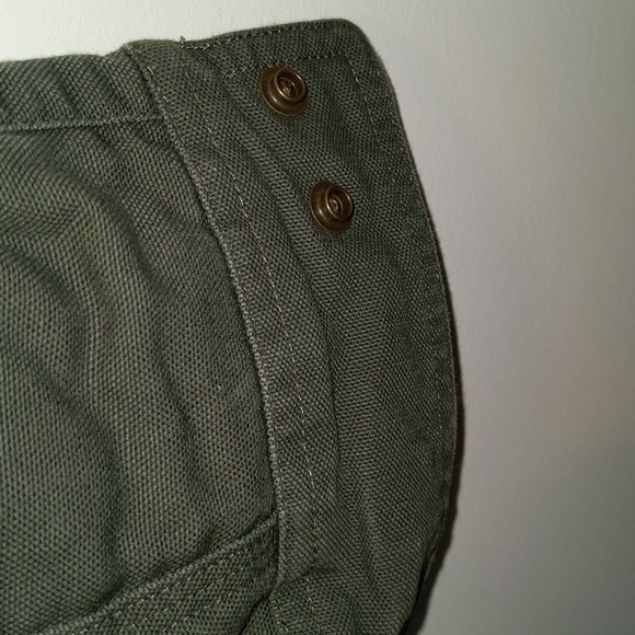 Carhartt Men's Size L Lined Snap Front Barn Chore Jacket Shacket Custom Logo - Picture 9 of 12